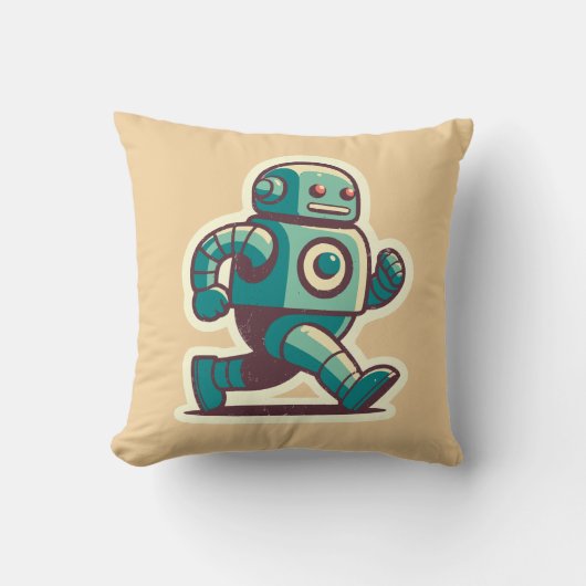 Robot Runner Kussen (Voorkant)
