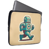 Robot Runner Laptop Sleeve (Voorkant Rechts)