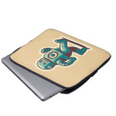 Robot Runner Laptop Sleeve (Voorkant onderkant)