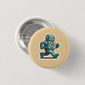 Robot Runner Ronde Button 3,2 Cm (Voorkant /achterkant)