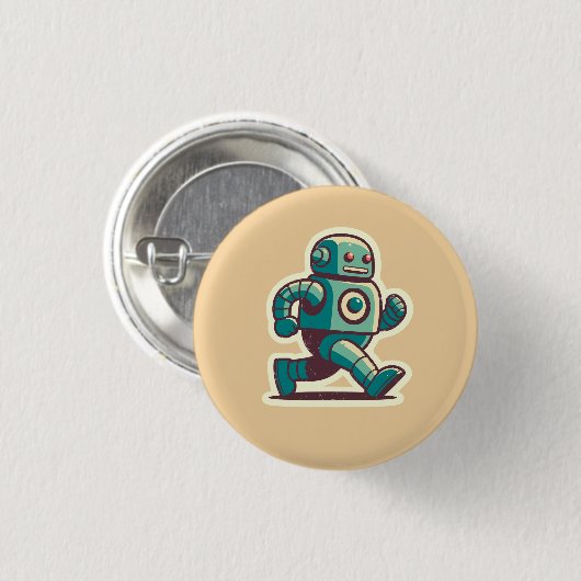 Robot Runner Ronde Button 3,2 Cm (Voorkant /achterkant)
