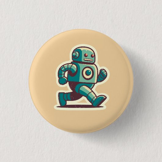 Robot Runner Ronde Button 3,2 Cm (Voorkant)