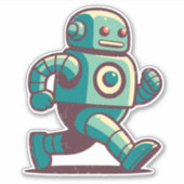 Robot Runner Sticker (Voorkant)
