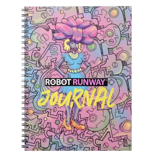 Robot Runway® Big Bow Journal Notitieboek (Voorkant)