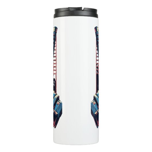 Robot samurai thermosbeker (Achterkant)