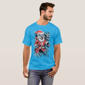 Robot Santa Claus T-shirt (Voorkant volledig)