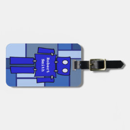 Robot School Label Bagagelabel