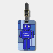 Robot School Label Bagagelabel (Voorkant verticaal)
