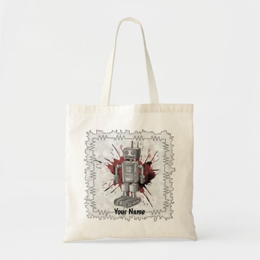 Robot Seven Boodschappentas Tote Bag (Voorkant)