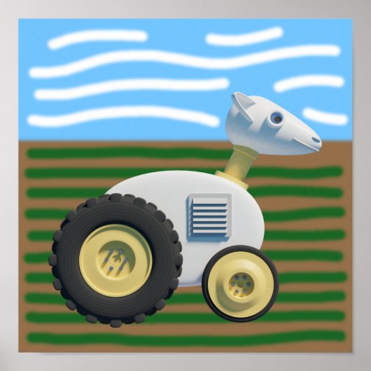 Robot Sheep Poster (Voorkant)