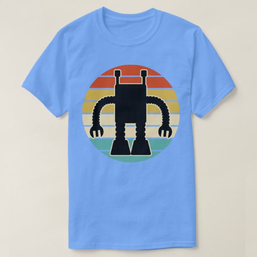 Robot Silhouette Robotics T-shirt (Design voorkant)