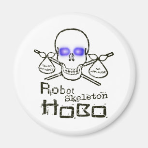 Robot Skeleton Hobo Magneet