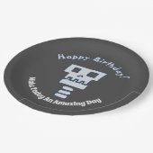 Robot Skull Paper Bord (Gekanteld)