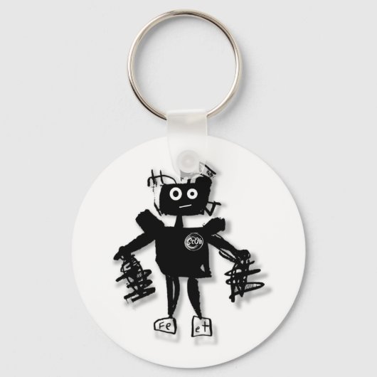 Robot Sleutelhanger (Achterkant)