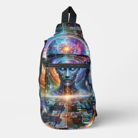 robot sling bag (Voorkant)