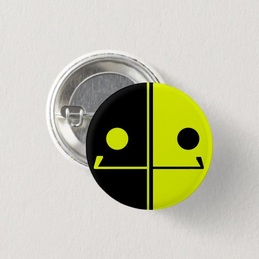 Robot Smile Button (Voorkant /achterkant)