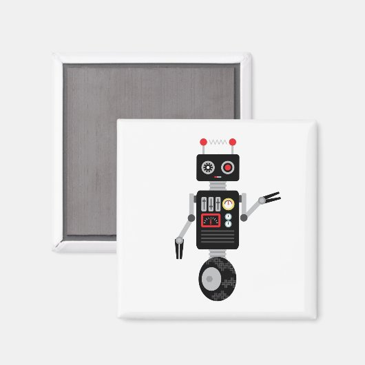 Robot Speelgoed Magneet (Voorkant / Achterkant)