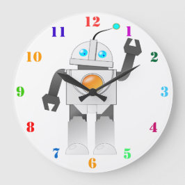 ROBOT SPEELGOED MET KLEURENNUMMERS GROTE KLOK