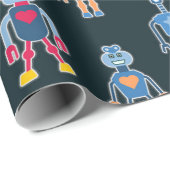 Robot-speelgoed voor kinderen cadeaupapier (Rol Hoek)