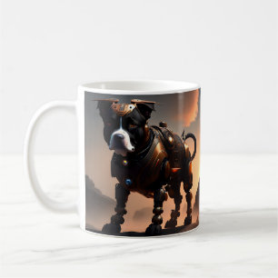 Robot Staffordshire Bull Terrier, Coffee Mok