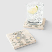 robot stenen onderzetter (Zijkant)