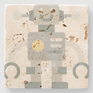 robot stenen onderzetter