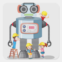 Robot Sticker