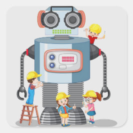 Robot Sticker