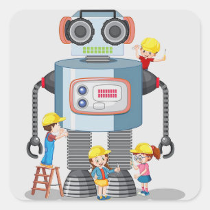 Robot Sticker