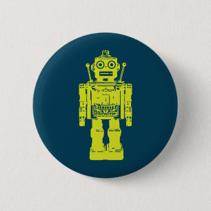 Robot Sticker Ronde Button 5,7 Cm