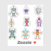 Robot Stickers (Vel)