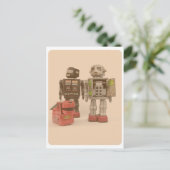 Robot Suburbia Briefkaart (Staand voorkant)