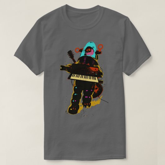 ROBOT SYNTH T-SHIRT (Design voorkant)