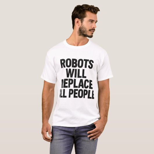Robot T-shirt (Voorkant volledig)