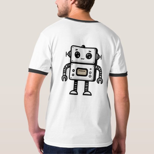 Robot T-shirt (Achterkant volledig)