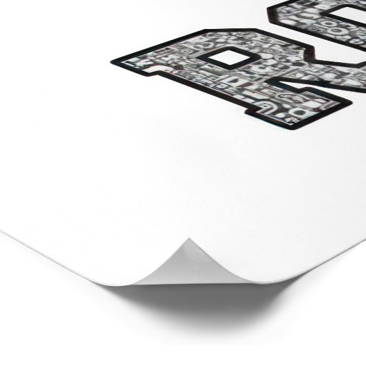 Robot Text Poster (Hoek)