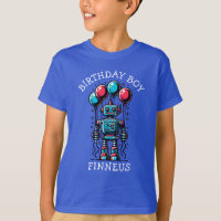 Robot thema verjaardag jongen