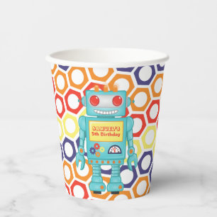 Robot Thleed Party Papieren Bekers