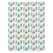 Robot Thmed Boy's Birthday Party Tafelkleed (Voorkant)