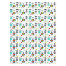 Robot Thmed Boy's Birthday Party Tafelkleed