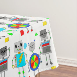 Robot Thmed Boy's Birthday Party Tafelkleed