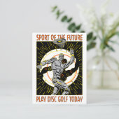 Robot Thrower #1 Briefkaart (Staand voorkant)