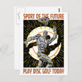 Robot Thrower #1 Briefkaart (Voorkant / Achterkant)