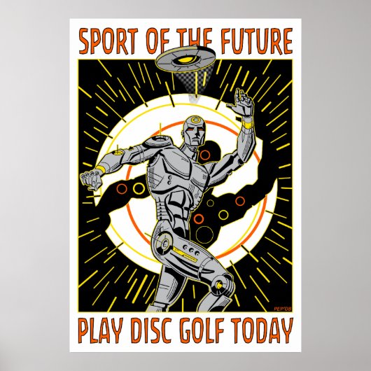 Robot Thrower #1 Poster (Voorkant)