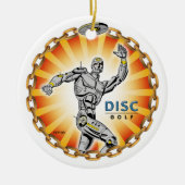 Robot Thrower #2 Keramisch Ornament (Voorkant)