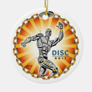 Robot Thrower #2 Keramisch Ornament