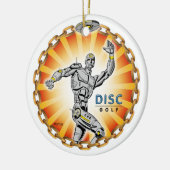 Robot Thrower #2 Keramisch Ornament (Links)