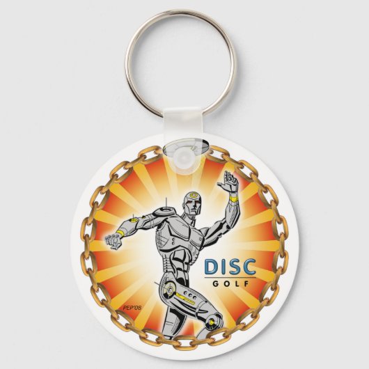 Robot Thrower #2 Sleutelhanger (Voorkant)