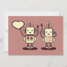 Robot Toasters Valentijn Love Note Kaart