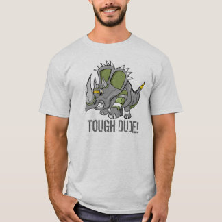 Robot Triceratops Dinosaur Tough guy T-Shirt